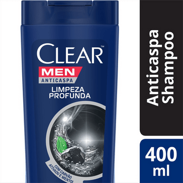 Shampoo Anticaspa Clear Men Limpeza Profunda 400 ML