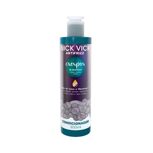 Shampoo Antifrizz Nick e Vick Crespos de Respeito 300ml