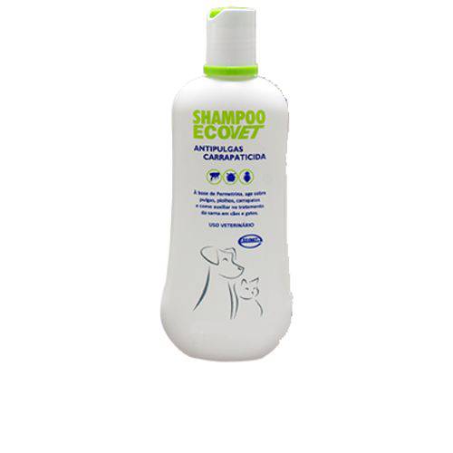 Shampoo Antipulgas Cães e Gatos Ecovet 500 G