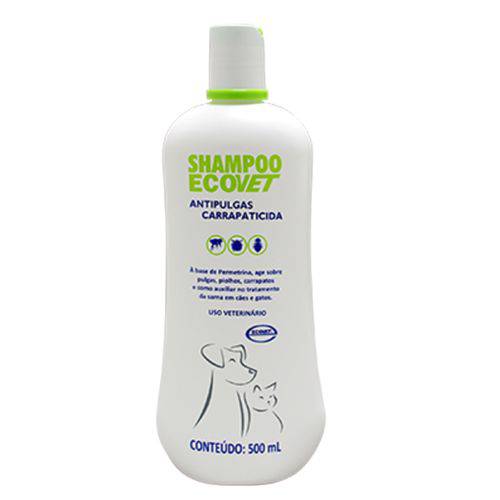 Shampoo Antipulgas Ecovet - 500ml