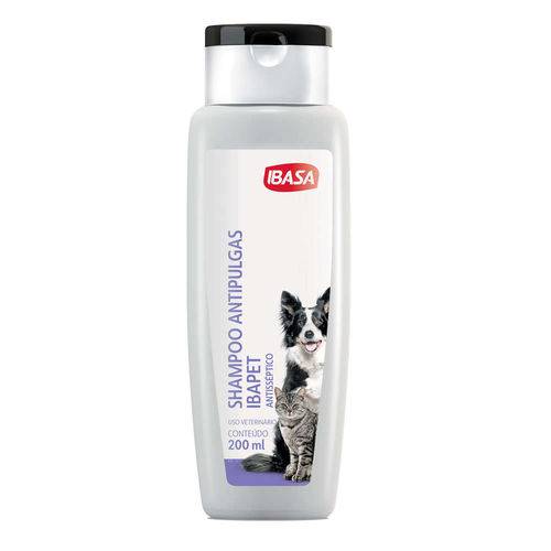 Shampoo Antipulgas Ibasa para Cães e Gatos 200ml