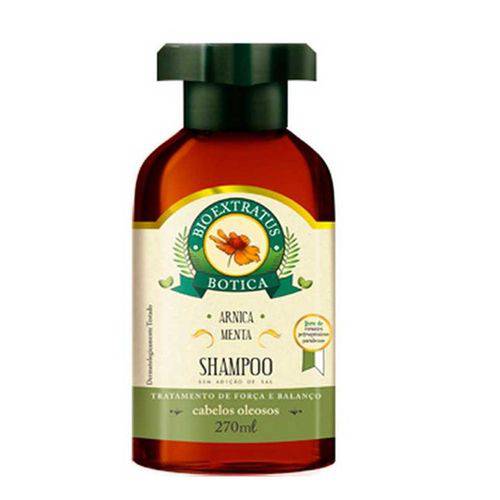 Shampoo Arnica Menta Botica 270 Ml - Bio Extratus