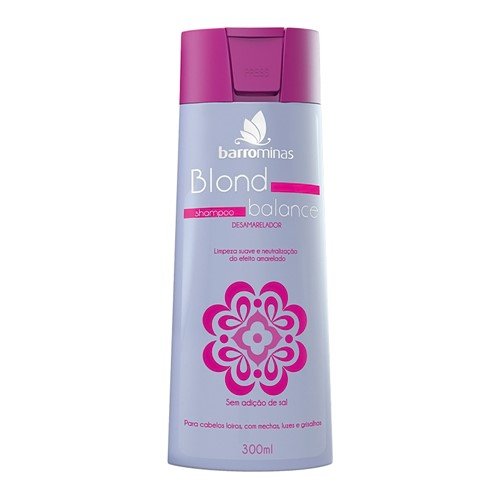 Shampoo Barro Minas Blond Balance Desamarelador com 300ml