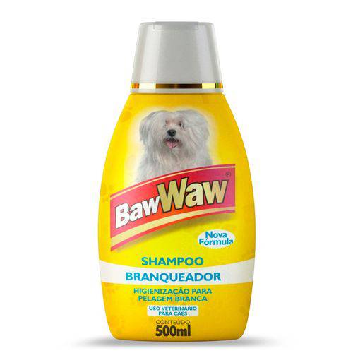 Shampoo Branqueador para Cães 500ml - BAW WAW