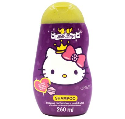 Shampoo Cabelos Cacheados e Ondulados Hello Kitty 260ml - Betulla Cosméticos
