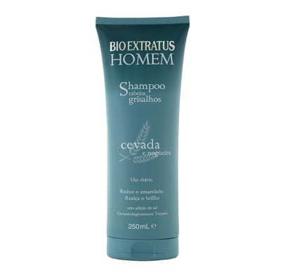 Shampoo Cabelos Grisalhos Homem 250ml - Bio Extratus
