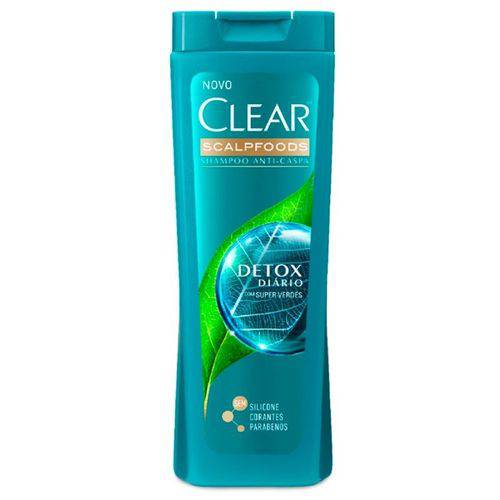 Shampoo Clear Anticaspa Detox Diário 200ml