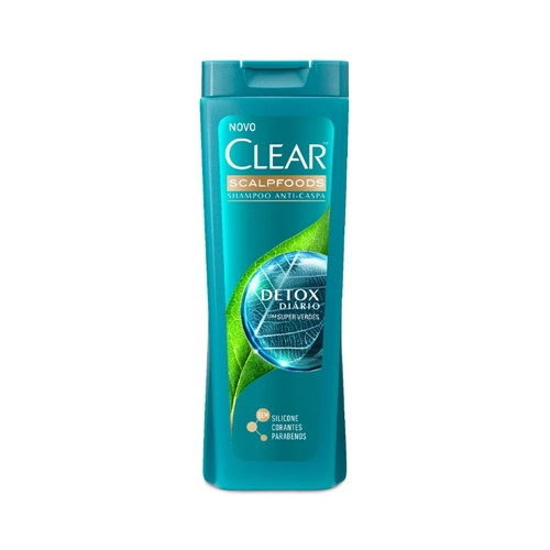 Shampoo Clear Detox Anticaspa Diário 200ml