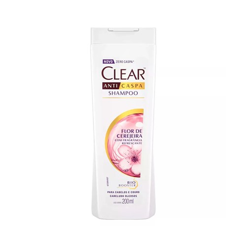 Shampoo Clear Flor de Cerejeira Anticaspa 200ml
