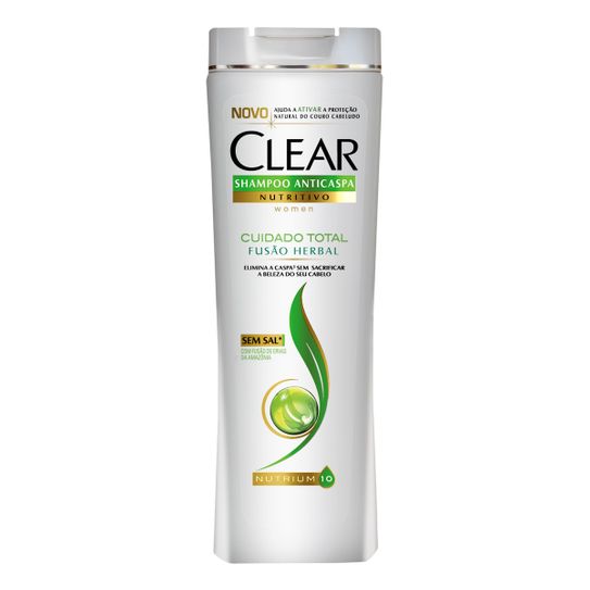 Shampoo Clear Fusão Herbal Cuidado Total 200ml