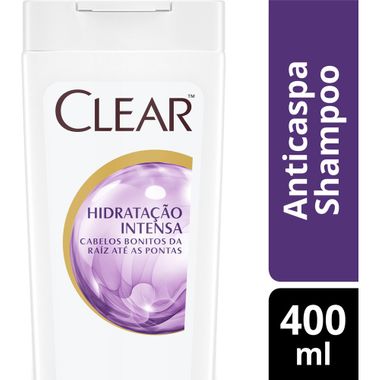 Shampoo Clear Hidratação Intensa 400ml Cx. C/ 12 Un.