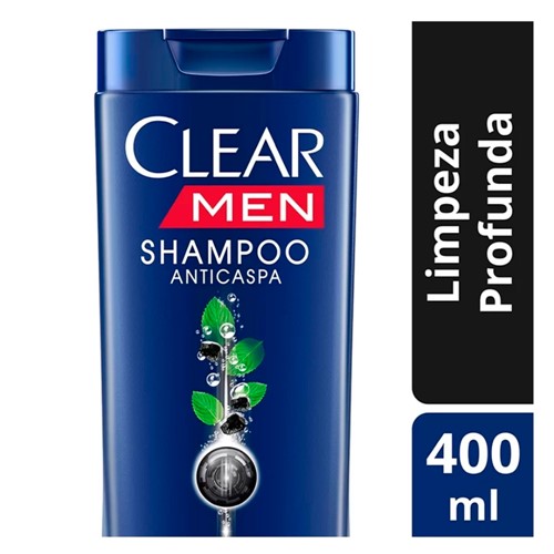 Shampoo Clear Men Limpeza Profunda 400ml