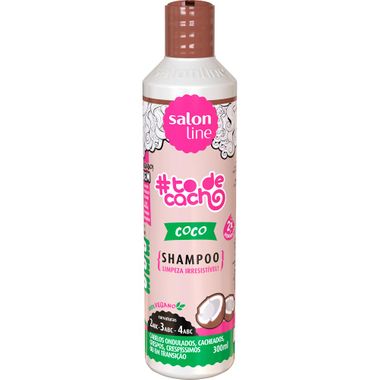 Shampoo Coco Salon Line 300ml Cx. C/ 6 Un.