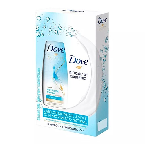 Shampoo + Condicionador Dove Hidratação Intensa com Oxigênio 400ml+200ml Preço Especial