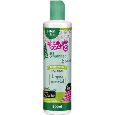 Shampoo de Babosa Salon Line To de Cacho Limpeza Poderosa 5 em 1 300ml