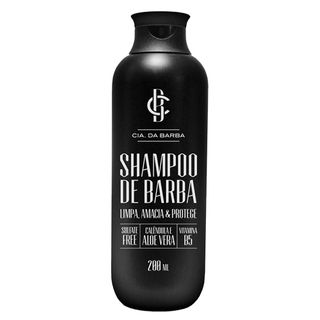Shampoo de Barba Cia. da Barba - Shampoo para Barba 200ml