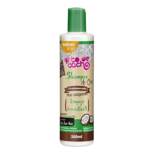 Shampoo de Coco Salon Line To de Cacho Tratamento Pra Conquistar 300ml