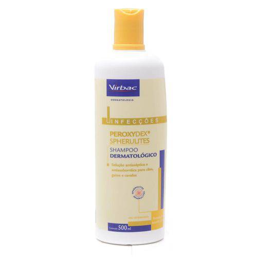Shampoo Dermatólogico Virbac Peroxydex Spherulites - 500ml