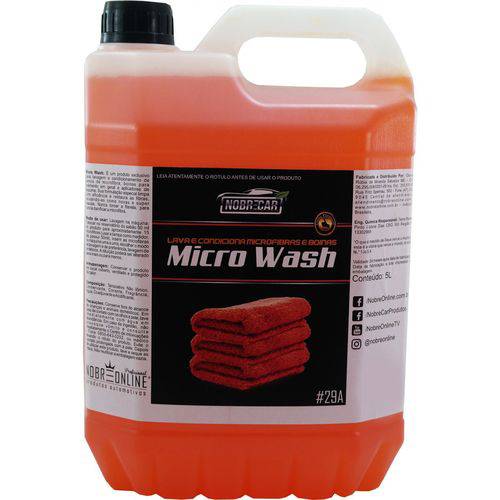 Shampoo Detergente Lavar Pano Microfibra Boina 5l