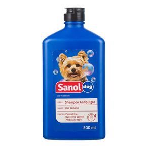 Shampoo Dog Antipulgas Sanol 500mL