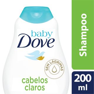 Shampoo Dove Baby Cabelos Claros Hidratação Enriquecida 200ml
