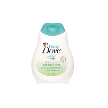 Shampoo Baby Dove Hidratação Enriquecida para Cabelos Claros 200ML