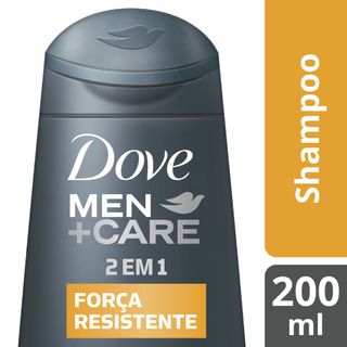 Shampoo Dove 2 em 1 Força Resistente 200ml