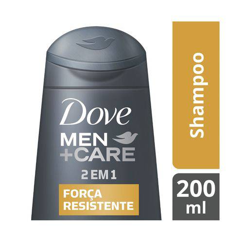 Shampoo Dove 2 em 1 Men Care Força Resistente - 200ml