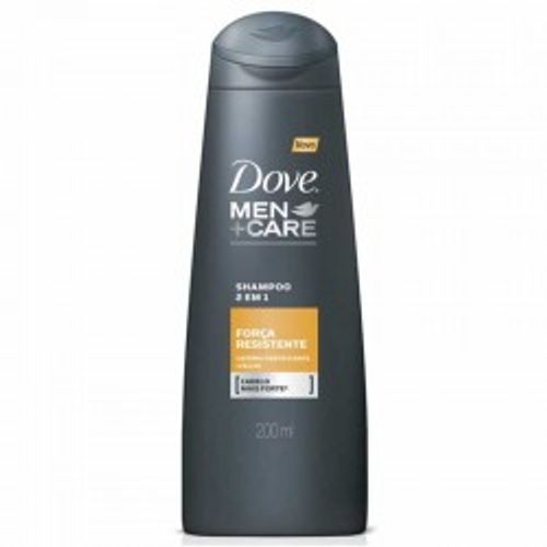 Shampoo Dove Men 2 em 1 Força Resistente 200ml