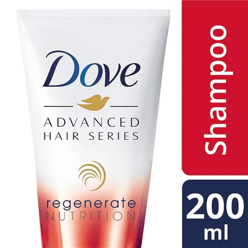 Shampoo Dove Regenerate Nutrition para Cabelos Extremamente Danificados com 200ml