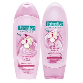 Shampoo e Condicionador Ceramidas Force Palmolive Naturals 350ml