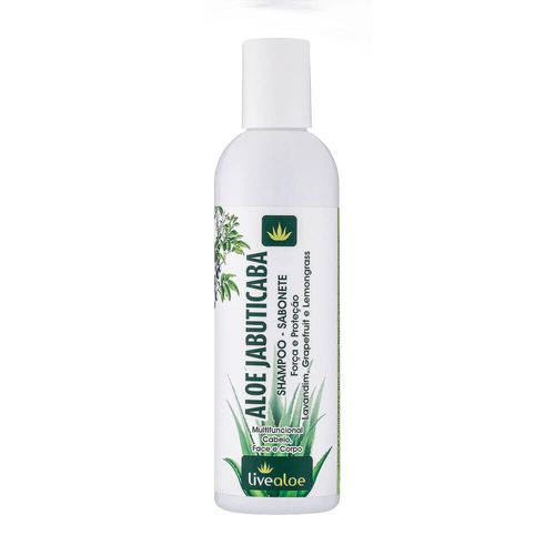 Shampoo e Sabonete Multifuncional Natural Aloe Jabuticaba 240ml – Livealoe