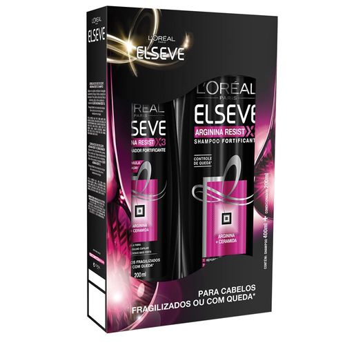Shampoo Elseve Arginina Resist 400ml + Condicionador 200ml