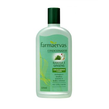 Shampoo Farmaervas Babosa e Ginseng 320ml