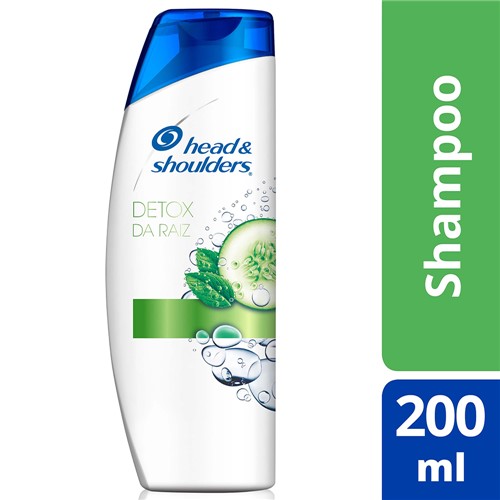 Shampoo Head & Shoulders Detox da Raiz 200ml