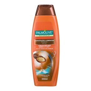 Shampoo Hidratação Luminosa Óleo de Argan Pamolive Naturals 350mL