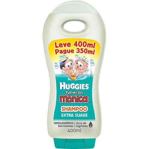 Shampoo Huggies Turma da Mônica Extra Suave 400ml