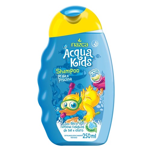 Shampoo Infantil Acqua Kids Praia e Piscina 250ml