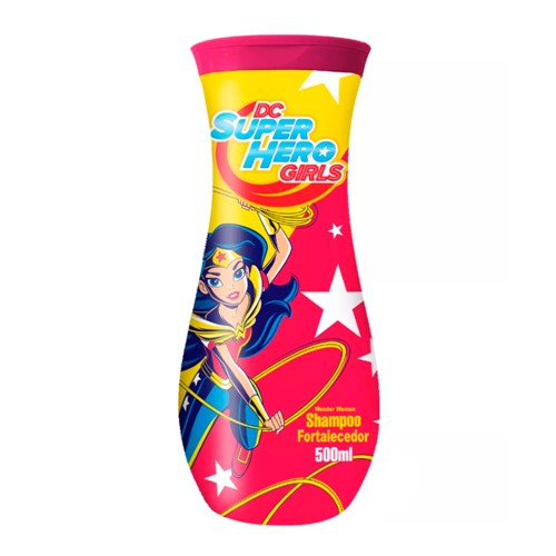 Shampoo Infantil Super Hero Girls Wonder Woman Fortalecedor 500ml