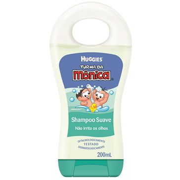 Shampoo Infantil Turma da Mônica Extra Suave Huggies 200ml