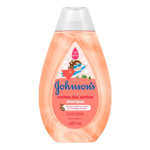 Shampoo Johnson's Baby Cachos dos Sonhos 400ml