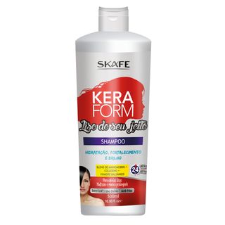 Shampoo Keraform Liso do Seu Jeito Skafe 500ml