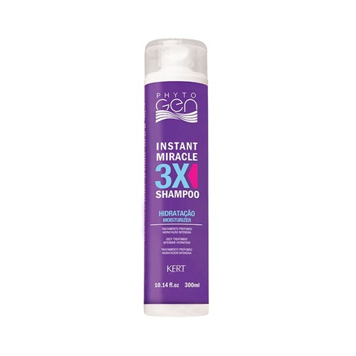Shampoo Kert Phytogen Miracle 3X Hidratante 300ml