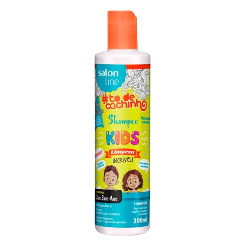 Shampoo Kids Salon Line To de Cachinho Limpeza Incrível 300ml