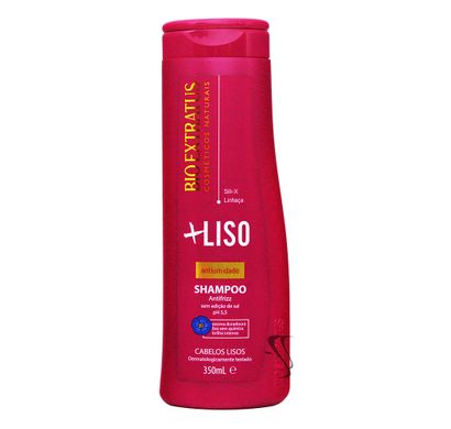 Shampoo +Liso Antiumidade 350ml - Bio Extratus