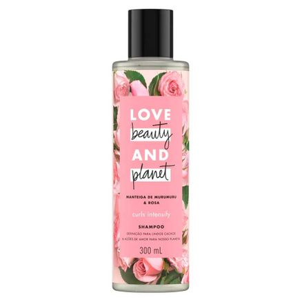 Shampoo Love Beauty And Planet Manteiga de Murumuru e Rosa 300ml