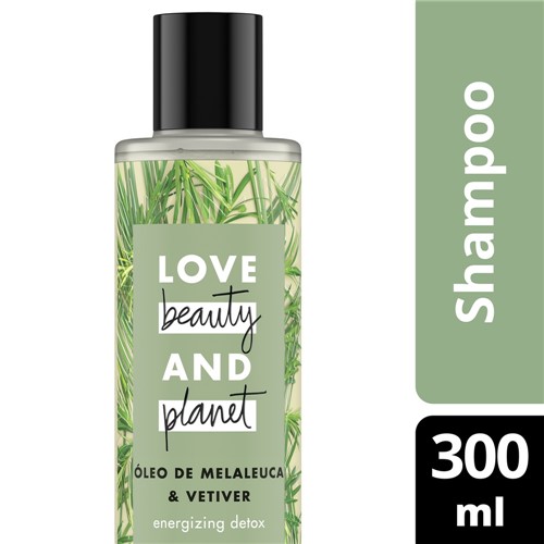 Shampoo Love Beauty And Planet Óleo de Melaleuca e Vetiver 300ml