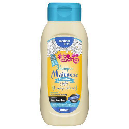 Shampoo Maionese Capilar Light Ntodecacho Limpeza Delícia! 300ml Salon Line