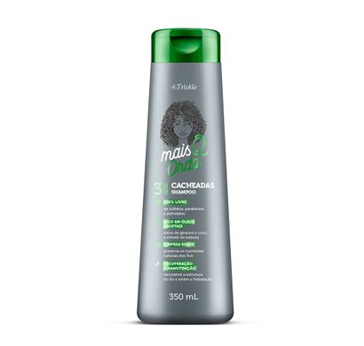 Shampoo Mais Q Onda Cacheadas 3abc 350ml - Triskle