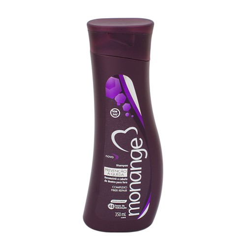 Shampoo Monange Prevenção a Queda Sem Sal com 350ml